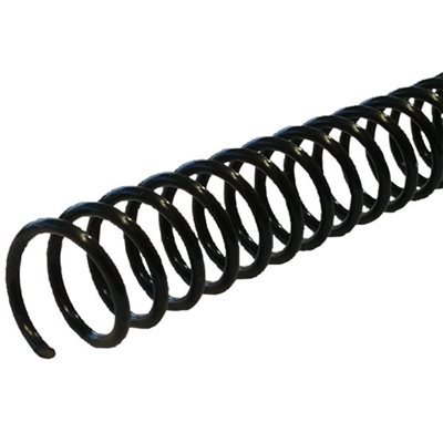 BUR | Reliure à spirale Plastic Coil 30mm 36'' Noir Pas 4:1 