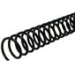 BUR | Reliure à spirale Plastic Coil 35mm 12'' Noir Pas 4:1
